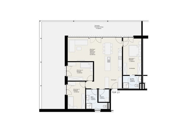 Traumhafte 4-Zimmer-Penthouse/Dachterrassen-Wohnung in Feldkirch-Altenstadt "Rebbündten 27a" zu verkaufen!