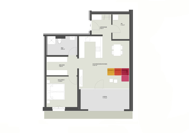2-Zi-Gartenwohnung in Frastanz zu vermieten!
