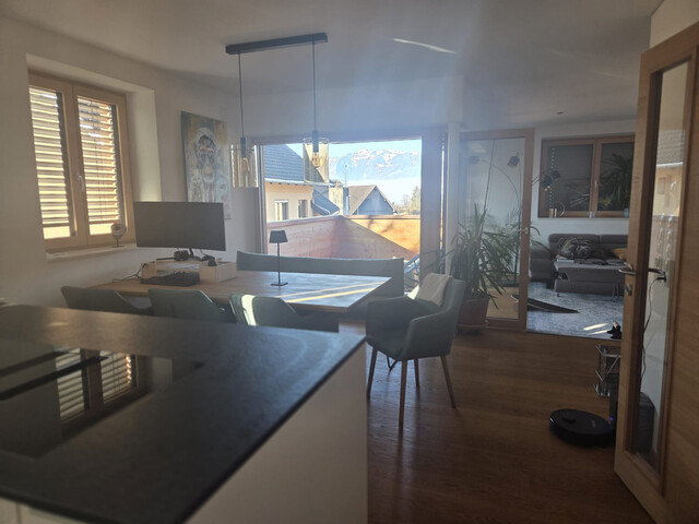  Schöne 3-Zimmer Neubauwohnung mit Bergpanorama im Zentrum von Weiler zu vermieten