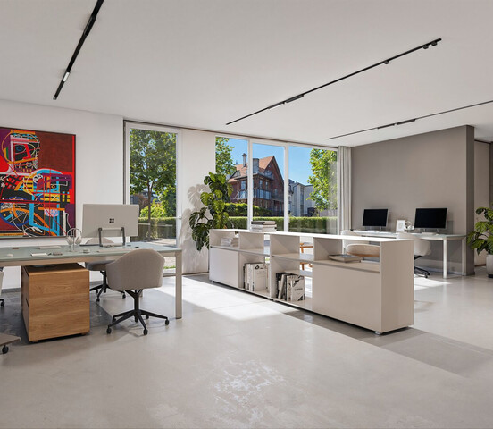 Hochkarätige Bürofläche mit 65 m2 und 2 Zimmern: modernes Arbeiten im neuen Geschäfts- und Wohnhaus "Poststrasse" im Zentrum von Hard