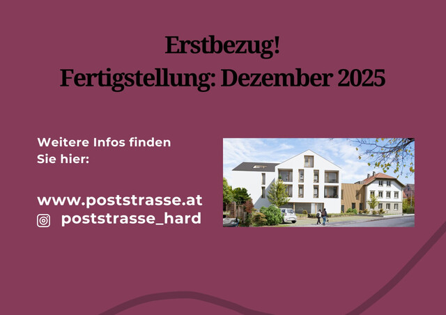 Hochkarätige Bürofläche mit 65 m2 und 2 Zimmern: modernes Arbeiten im neuen Geschäfts- und Wohnhaus "Poststrasse" im Zentrum von Hard