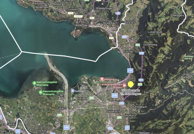 Panoramablick über den Bodensee – Grundstück in Bregenz