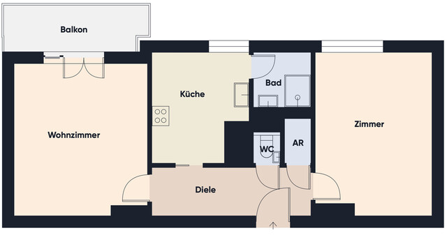 2-Zimmer-Wohnung in Tisis