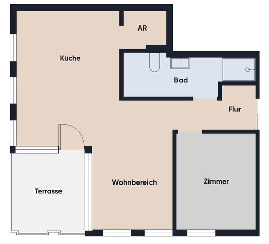 NEUBAU: Moderne 2 Zimmerwohnung in Schwarzach