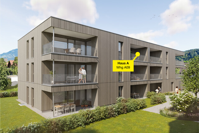 2-Zimmerwohnung mit Dachterrasse | A09