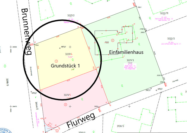 Traumhaft schönes, sonniges und zentrales Einfamilienhaus-Grundstück in Lauterach