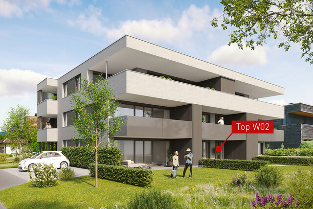 2-Zimmer-Wohnung (W02) Feldkirch-Waldgasse