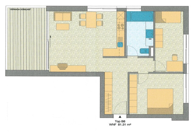 Großzügige 3-Zimmer- Dachgeschosswohnung mit Terrasse in Dornbirn-Haselstauden zu vermieten