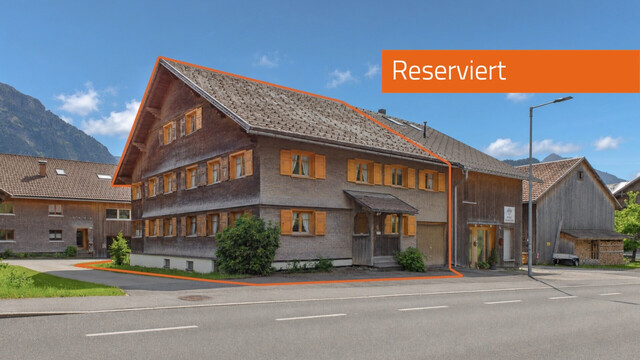 RESERVIERT | Bizau | Doppelhaushälfte mit Ferienwidmung und Ausbaupotenzial