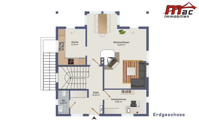 Familienfreundliches Einfamilienhaus in sonniger Lage