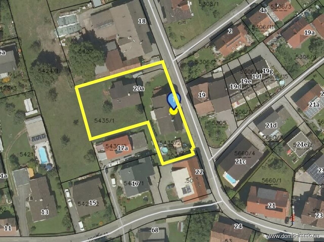 Dornbirn: Bau-Projektgrundstück mit erheblichem Entwicklungspotenzial in attraktiver Lage mit 1948m²