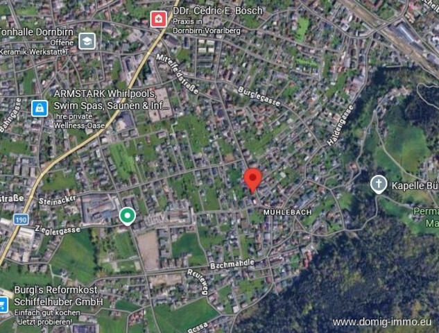 Dornbirn: Bau-Projektgrundstück mit erheblichem Entwicklungspotenzial in attraktiver Lage mit 1948m²