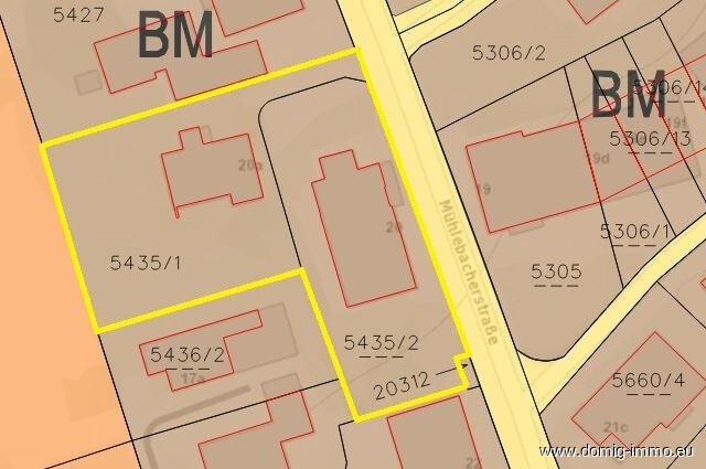 Dornbirn: Bau-Projektgrundstück mit erheblichem Entwicklungspotenzial in attraktiver Lage mit 1948m²