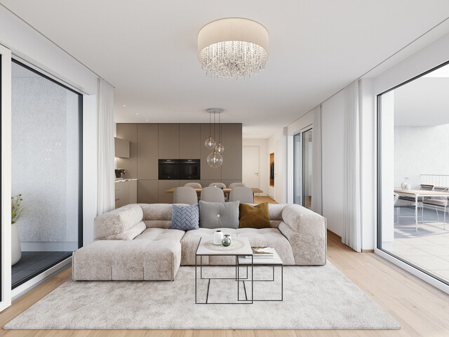 3-Zimmer-Dachgeschosswohnung mit Penthouse-Charakter | Top 22