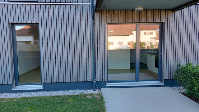 Neubau 1,5-Zimmer-Apartment im Erdgeschoss mit Relax-Terrasse in Top Lage nähe Messepark in Dornbirn