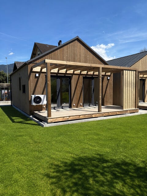 Einfamilienhaus mit Terrasse, Garten, Parkplatz - Ökologisches leistbares Haus inklusive Grundstück