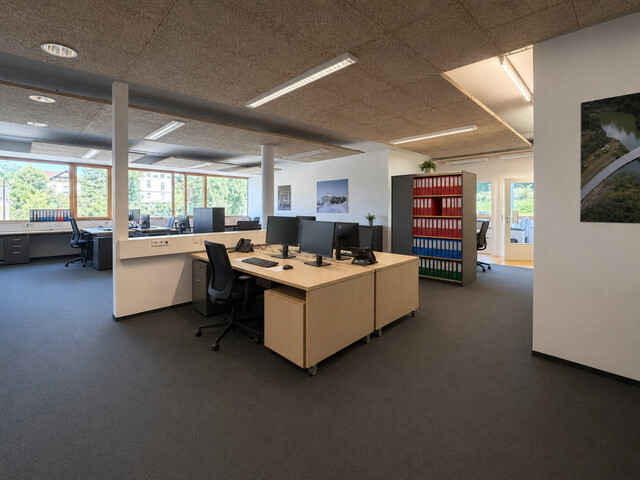 großzügige Bürofläche im 1. Obergeschoss | Impulszentrum BREGENZERWALD