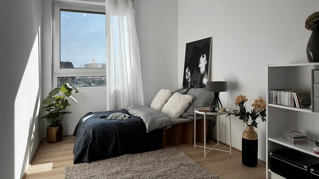 4-Zi-Wohnung mit großer Loggia.