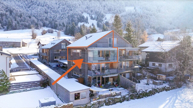 Andelsbuch | Maisonette in ruhiger Lage mit sensationellem Panorama