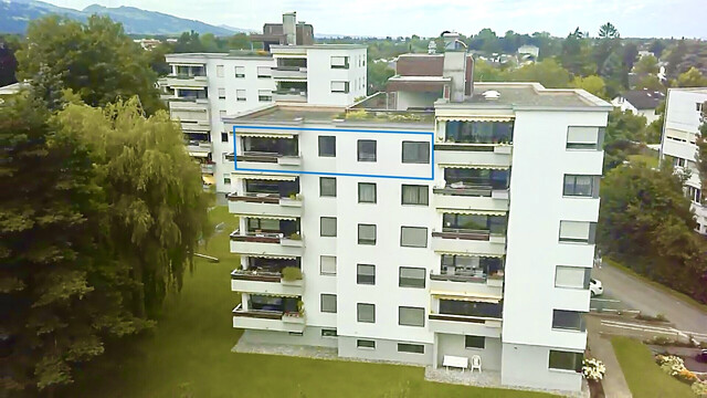 Wohnen über den Dächern von Hard – Stilvolle 4,5-Zimmer-Dachgeschosswohnung mit Weitblick