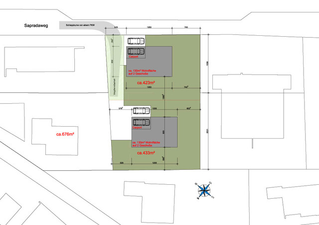 Zwei Baugrundstücke in Bürs - ab EUR 235.000,-- !!!
