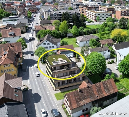 NEUBAU: Hochwertig ausgestattetes Penthouse mit 139m² Wohnfläche und 2 Teifgaragenplätze in Götzis!