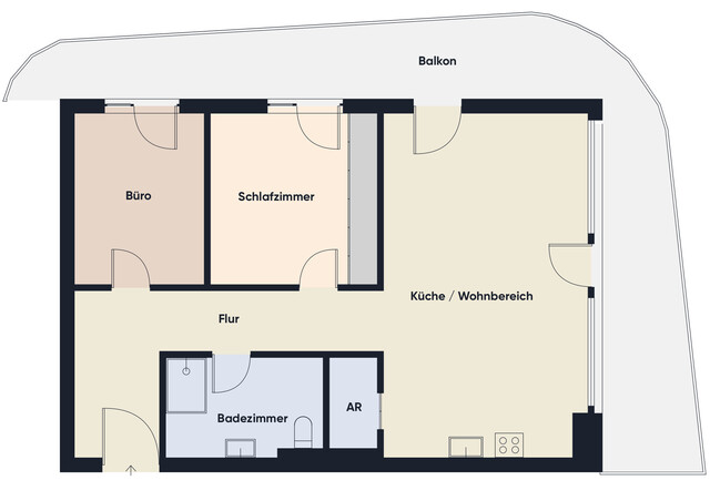 Zentral gelegene 3-Zimmer-Wohnung in Feldkirch