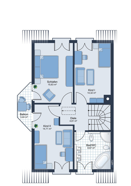 Schöne und gepflegte  Doppelhaushälfte in Hohenems!