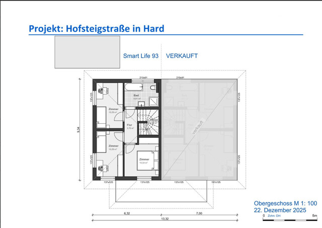 4-Zimmer-Reihenhaus in Hard mit Terrasse und Garage