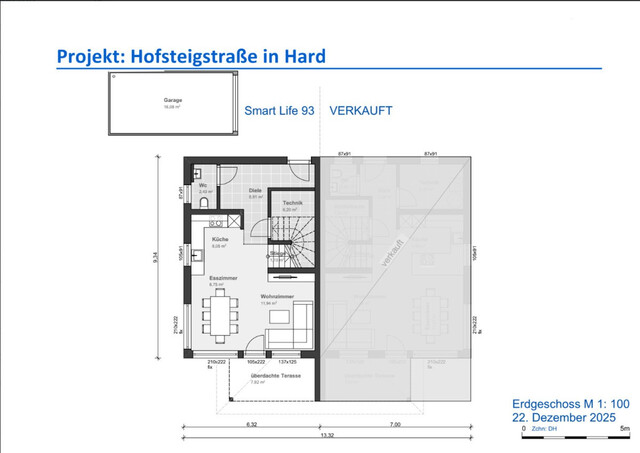 4-Zimmer-Reihenhaus in Hard mit Terrasse und Garage