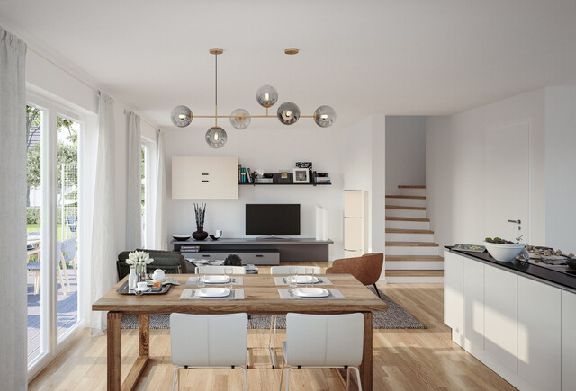 Top-Doppelhaushälfte in Mäder! 5,5 Zimmer und Garten zum Knallerpreis! HAUS 2