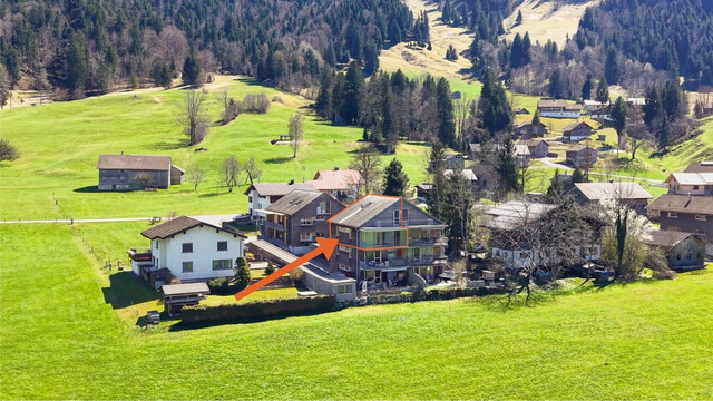 Andelsbuch | Wohnen auf zwei Ebenen mit beeindruckendem Panorama