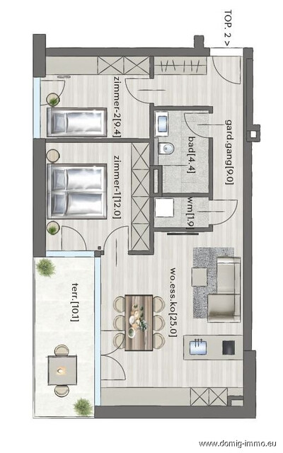 NEUBAU: Exklusives Wohnen in zentraler Lage | provisionsfrei | Haus 3 - TOP 2