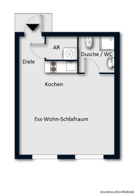 1-Zimmerwohnung im Zentrum von Bludenz zu vermieten (verfügbar ab 01.02.2026)