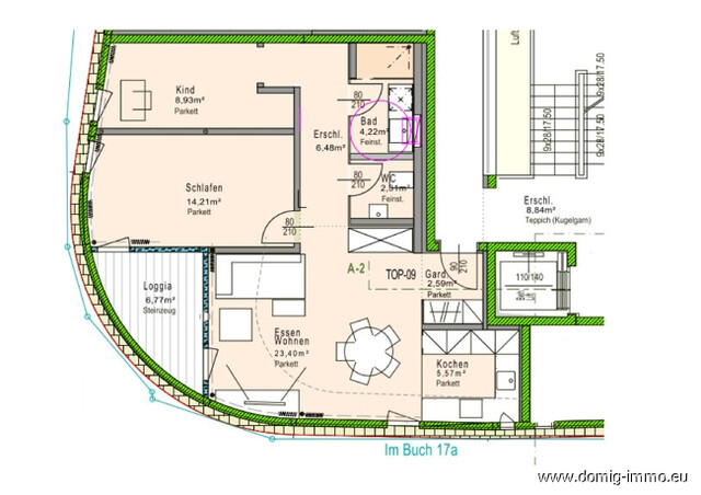 NEUBAU: Schöne 3 Zimmer Wohnung mit Loggia  und hochwertiger Ausstattung in Götzis! TOP 9