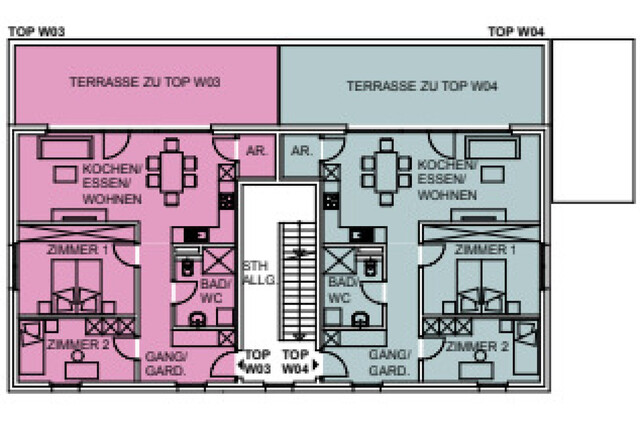 3-Zimmer Wohnung mit Terrasse Top 4 in exklusiver Kleinwohnanlage, Hohenweiler