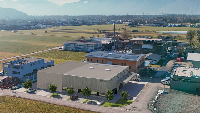 Attraktives Grundstück im Baurecht mit projektierter Gewerbehalle – Industriegebiet Runa, Feldkirch