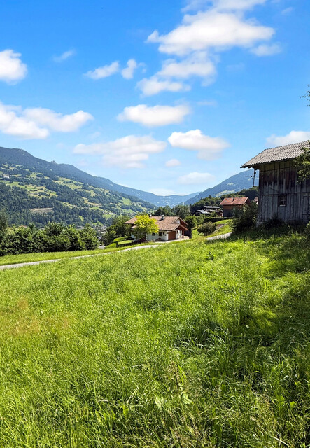 VERKAUFT: Grundstück inmitten der alpinen Kulisse 
des Montafons