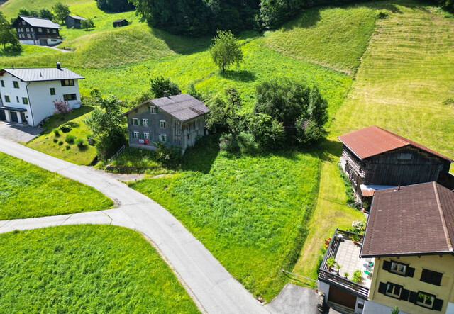 VERKAUFT: Grundstück inmitten der alpinen Kulisse 
des Montafons