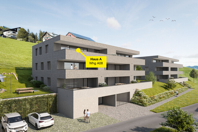 4-Zimmer Dachgeschosswohnung | A08
