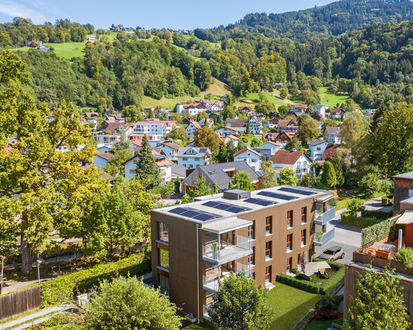 Moderne, helle 3 Zimmer Gartenwohnung, bezugsfertig in sonniger, ruhiger Lage in Dornbirn