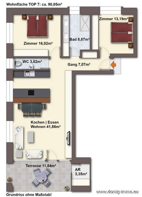 NEUBAU: Zwischen Natur & Gemütlichkeit – 3 Zi. Ferienwohnung | Zweitwohnsitz im Klostertal (TOP 7)