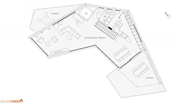 Exklusives Penthouse mit atemberaubender Seesicht | Eichenberg