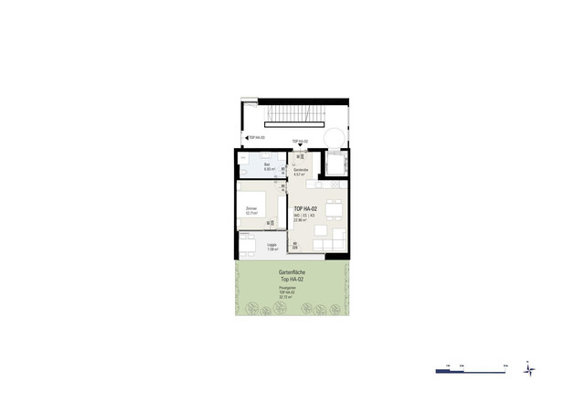 Top HA-02  |  Feine 2-Zimmer-Garten-Wohnung Gisingen-Kapfstraße 56 - jetzt bezugsfertig - zu verkaufen!