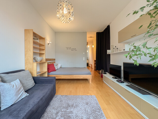 Pauschalmiete - Möblierte 1,5-Zimmer-Stadtwohnung inkl. TG
