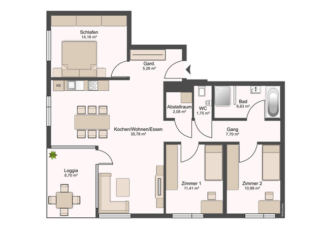 Licht, Raum, Lebensfreude - Ihr neues Zuhause in sonniger Lage!