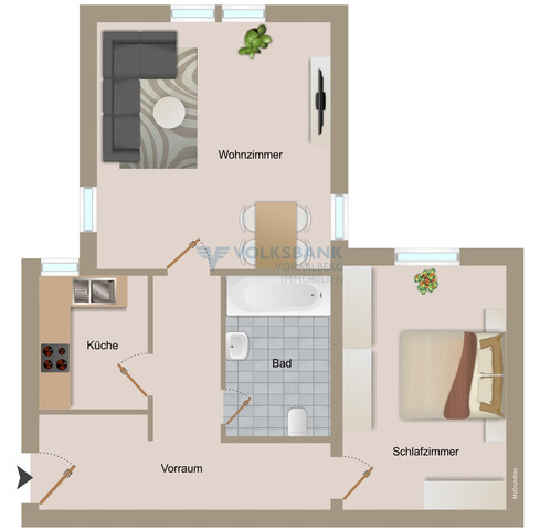 Entzückende Stadtwohnung am See!