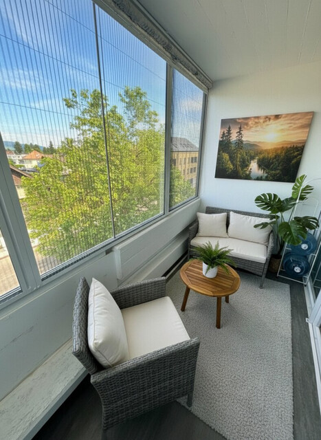 Entzückende 3 Zimmer Wohnung in Hatlerdorf mit Traumaussicht