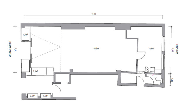 Gewerberäumlichkeit im Zentrum von Bregenz zu vermieten!