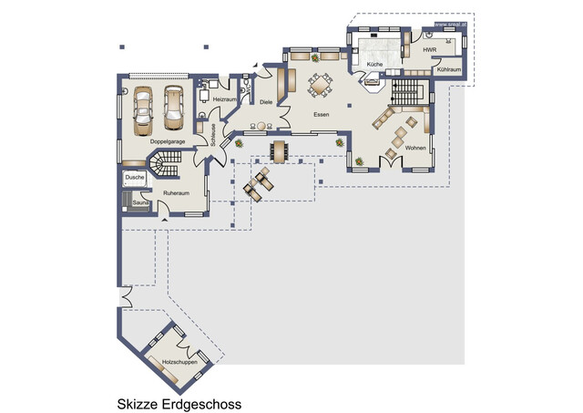 Exklusives Anwesen mit eigenem Weiher – Einmalige Villa in absoluter Ruhelage